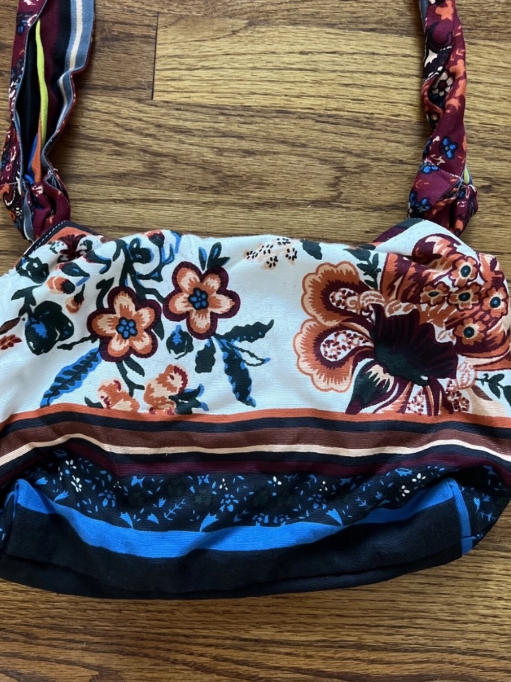 New Rare Bloggers favorite Zara Women’s Boho Handkerchief Slouchy Shoulder Bag - Picture 12 of 16